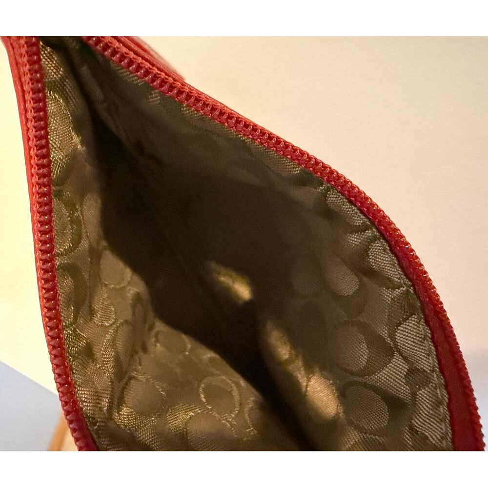 EUC Coach Wristlet in Red - Picture 7 of 9